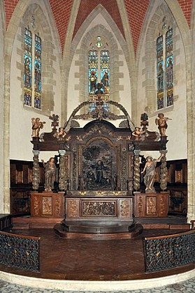 Le retable de l'église Saint-Etienne