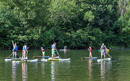 Stand up paddle Corrèze Sports Animations