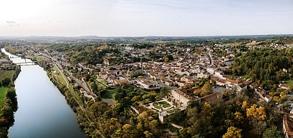 Les terrasses du château de Fumel