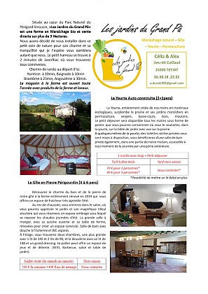 Yourte des jardins du grand Pâ
