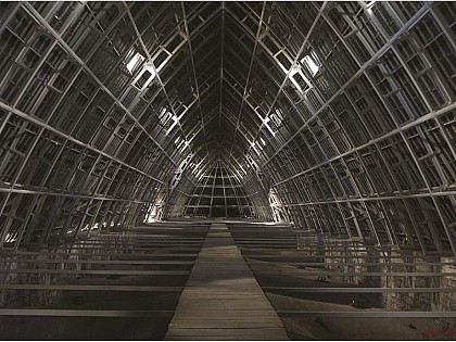 Grands combles de la cathédrale de Chartres
