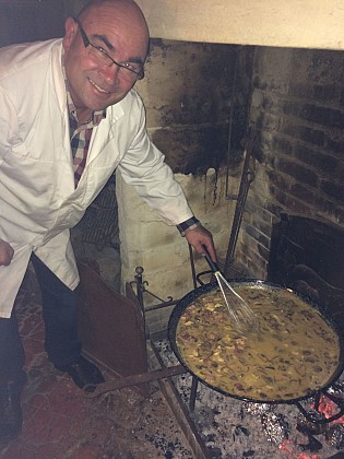 L'omelette du père "O"lard au feu de bois