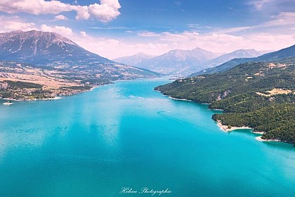 View over the Lac de Serre-Ponçon