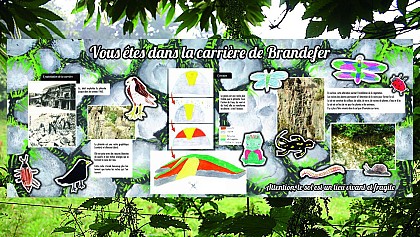 La géologie et la carrière du Tertre de Brandefer