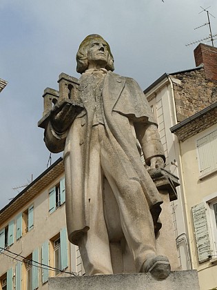 Marc Seguin statue