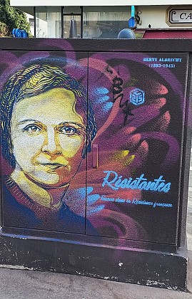 Hommage à Berty Albrecht par C215