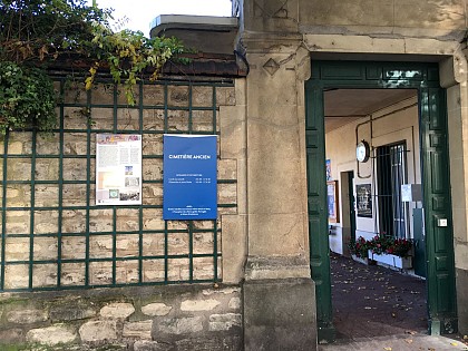 Panneau du Patrimoine : Cimetière ancien de Vincennes