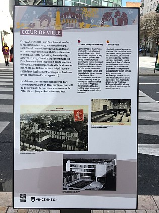 Panneau du Patrimoine : Cœur de ville