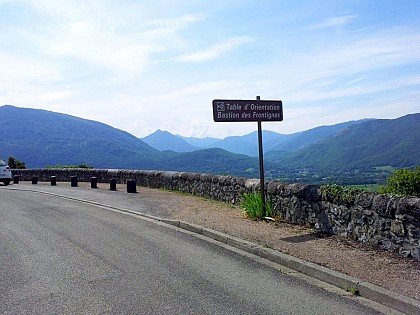 TABLE D'ORIENTATION DU BASTION DES FRONTIGNES