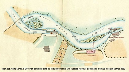 La Cartonnerie Aussedat sur l'Île aux Vannes