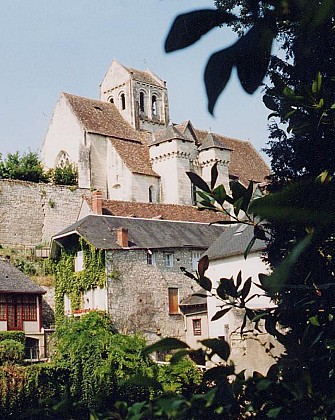 Contreforts de l'Église Notre-Dame de la Roche Posay