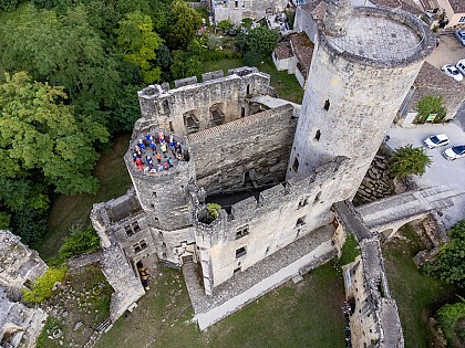 Château fort de Rauzan et Grotte célestine