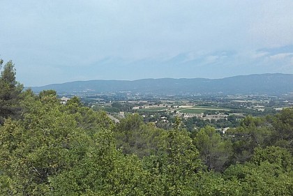 View on the Adret of the Grand Luberon