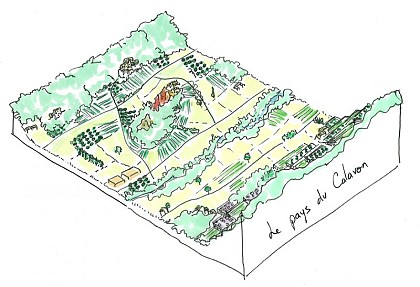 Stones and ochre of the Calavon valley