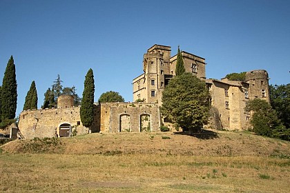 Le château de Lourmarin à la belle époque