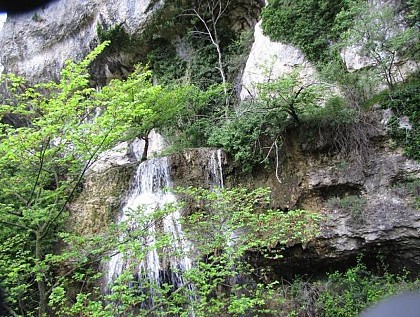 The tuff waterfall