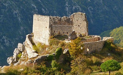 The Hautes Gréolières castle