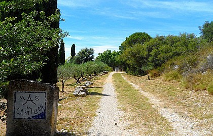 The Provençal farmhouse, called Mas