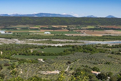 Lurs, panorama vers le sud / sud-est