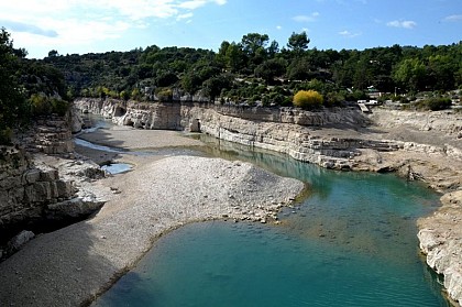 Les basses gorges pendant la vidange