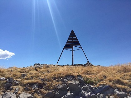 The summit, a geodesic point