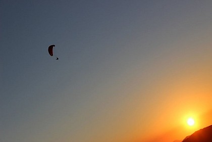 Le site de vol dans le Haut Verdon