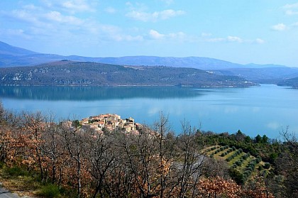 Sainte-Croix after the lake