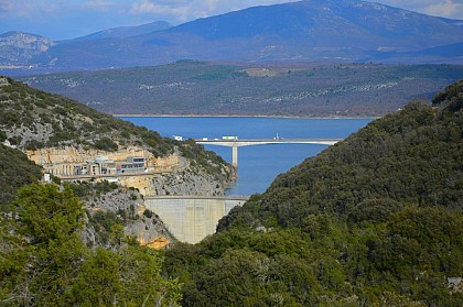 The dam of Sainte-Croix