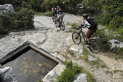 The country of Apt, Saint-Sat', land of mountain biking