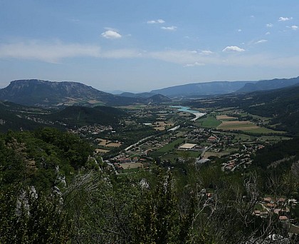 Panorama on the Buëch Valley