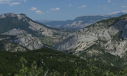 View of the Sigottier cliffs