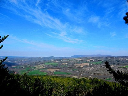 Panorama depuis la crête de Reclapous