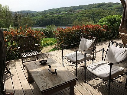 Chalet du Morvan vue sur le lac du Crescent