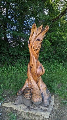 Le toucher - Sculpture de Pierre Lehmann