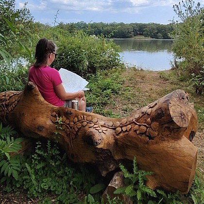 Le contemplation - Sculpture de Pierre Lehmann