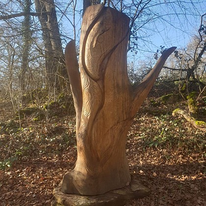 La vue - Sculpture de Pierre Lehmann