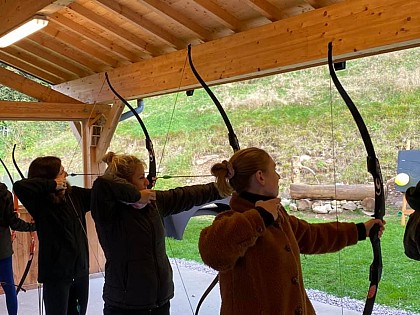 Archery with karen and pierre gambaladons