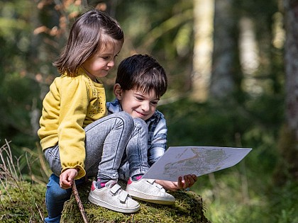 Les parcours ludiques d'orientation à La Bresse