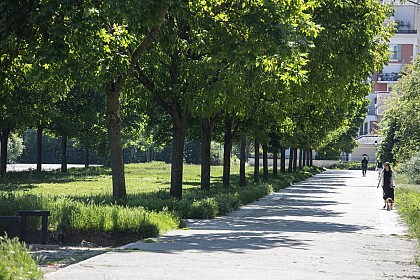 Les berges à Villeneuve-La-Garenne