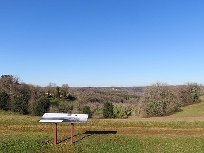 point de vue sur Eyrignac et les alentours