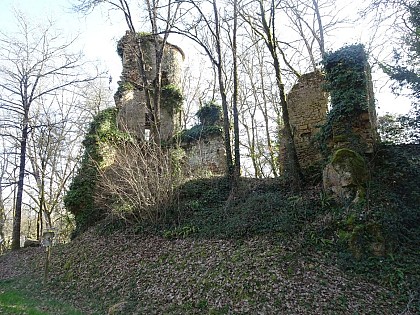 Ruines du château d'Aillac