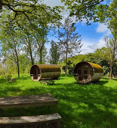 Hébergement insolite aux Jardins de Koantiz