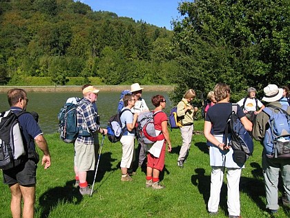 Claude hiking Ardennes