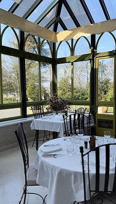 Restaurant la Verrière au château de la Rozelle