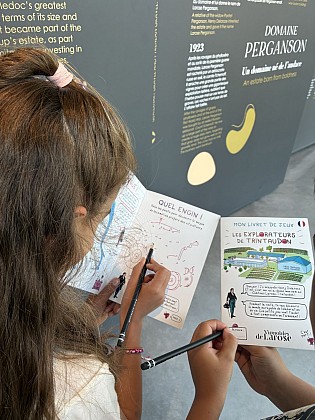 De la Vigne au Verre Spéciale enfants au Château Larose Trintaudon