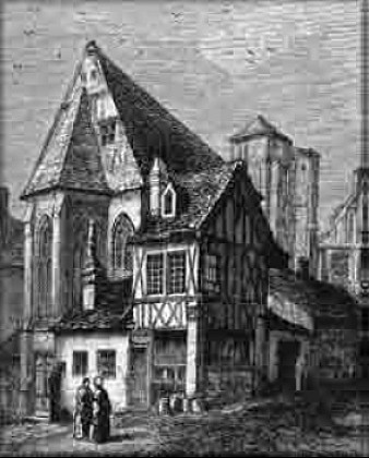 L'église Sainte-Marie-la-Petite (synagogue) (à l'angle de la rue des Bons-Enfants / rue de l'Ancienne prison)
