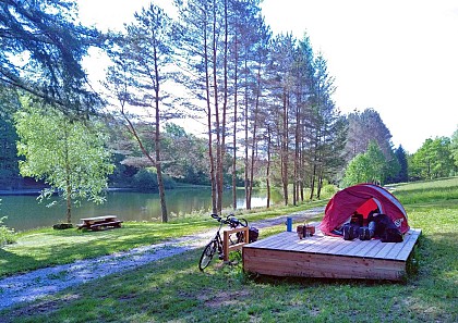 Aire de bivouac de la Tine à Sarran
