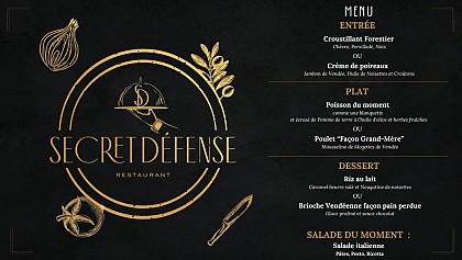 RESTAURANT SECRET DÉFENSE