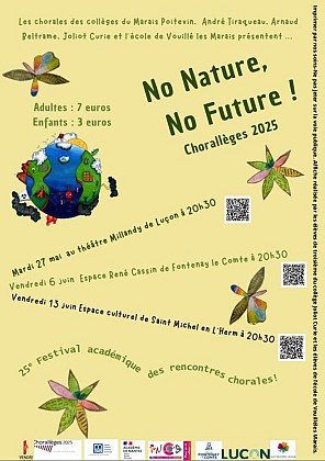 No Nature, No Future ! Comédie Musicale à Saint Michel en L'Herm