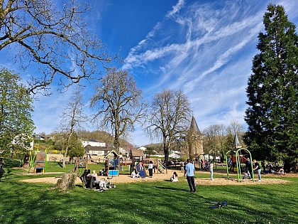 Aire de pique-nique au Parc Mathelin